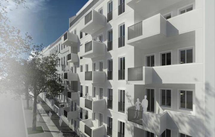 Urbanen Wohnen Berlin. WTB 1 Preis. Herderstr. 03