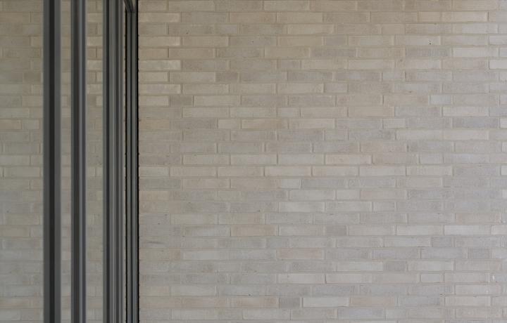 Gesamtschule Schlangen, Schulgebäude, Klinkerfassade, Detailaufnahme