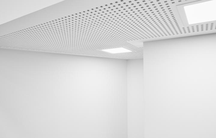 Gesamtschule Schlangen, Schulgebäude, Aula, Detailaufnahme