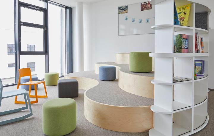 Grundschule Detmold, Schulgebäude, Lernbereich, Betreuungsbereich