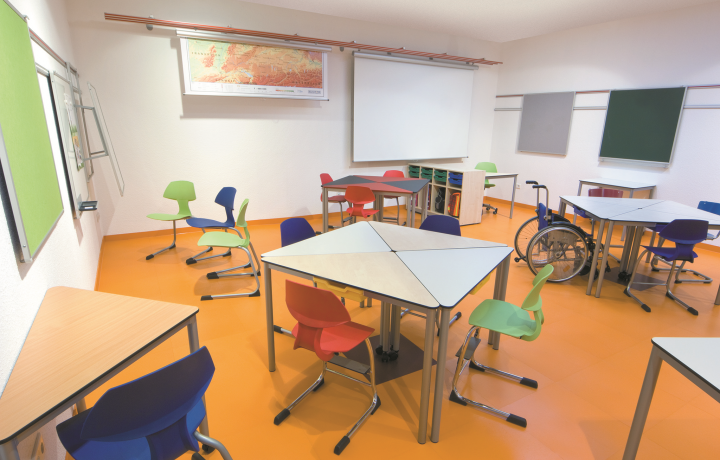 Anwendungsbeispiel Schul- und Kindergartenboden