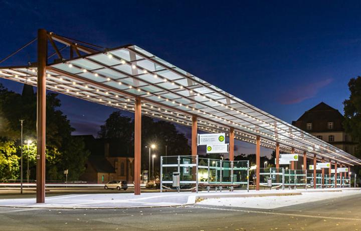 Überdachung System O - Zentraler Omnibusbahnhof Sömmerda